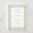 Search for pink floral border wedding invitations Garden