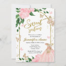 Search for pink butterfly sweet 16 invitations Dress