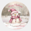 Search for round snowman stickers Happy