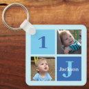 Search for baby 1st birthday key rings Blue