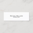 Search for simple plain white business cards Trendy