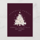 Search for traditional family postcards Christmas tree
