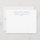 Search for information note cards Black and white