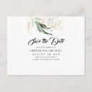 Search for glitter save the date postcards Typography