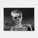 Search for scary halloween doormats Skull