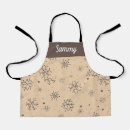 Search for snowflake aprons Cold