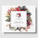 Search for winter wedding guest books Festive