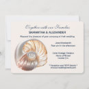 Search for conch shells invitations Couple