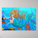 Search for blue mermaid posters Tropical