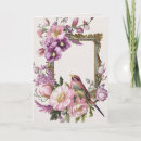 Search for vintage flower garden birthday cards Pink