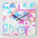 Search for abstract geometric shapes clocks Squares