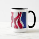 Search for red white and blue mugs Abstract