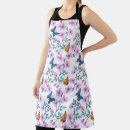 Search for flower drawing aprons Colorful