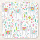 Search for cute llama coasters Cactus