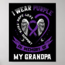 Search for memorial posters Purple