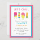 Search for chill birthday invitations Ice pops