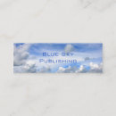 Search for blue sky and clouds business cards Skies