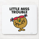 Search for trouble mousepads Little miss trouble