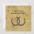 Search for western engagement party invitations Horseshoes