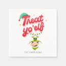 Search for novelty napkins Typography