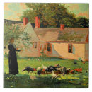 Search for chicken art tiles Vintage