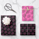 Search for hot pink and black wrapping paper Elegant