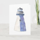 Search for watercolor lighthouse cards Island
