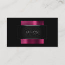 Search for pink shiny metallic business cards Chic