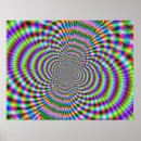 Search for optical illusions posters Psychedelic