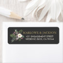 Search for black rose return address labels Floral