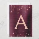 Search for rose gold and burgundy invitations Sparkle