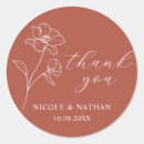 Search for thanks for celebrating with us wedding stickers Rustic