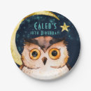 Search for owl paper plates Watercolor