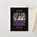 Search for kawaii girl postcards Anime