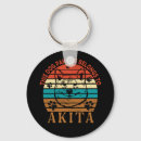 Search for akita round key rings Puppy