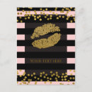 Search for blush pink and gold postcards Modern