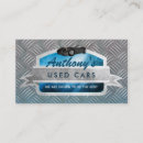 Search for used car sales business cards Mechanic