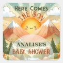 Search for sunshine baby shower stickers Cute