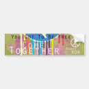 Search for peace on earth bumper stickers Green