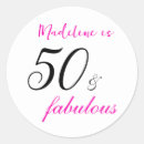 Search for fab stickers 50th birthday