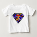Search for superman baby clothes S shield
