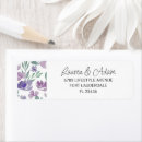 Search for purple green return address labels Minimalist