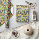 Search for science fiction wrapping paper Alien