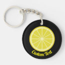 Search for food key rings Yellow