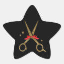 Search for hair dresser stickers Gold