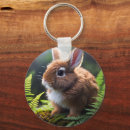 Search for fluffy rounded key rings Bunny