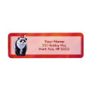 Search for winter animal return address labels Fun