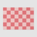 Search for red gingham tissue paper Chequered