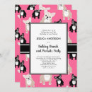Search for bulldog invitations Pink