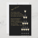 Search for black silver champagne invitations New years eve party